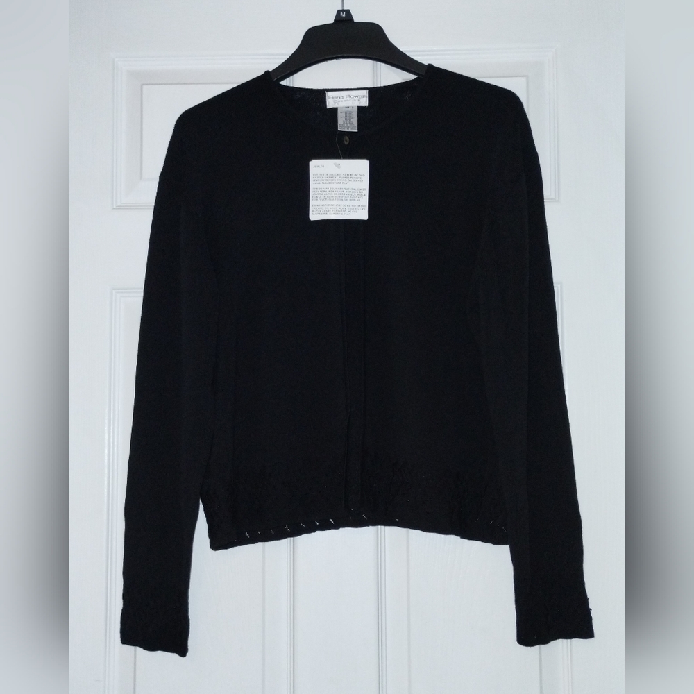 Rena Rowan Elegant Black Women's Cardigan